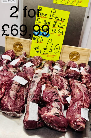 Fillet steak 2 for £69.99