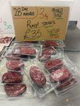 3kg Scottish Angus rump steaks